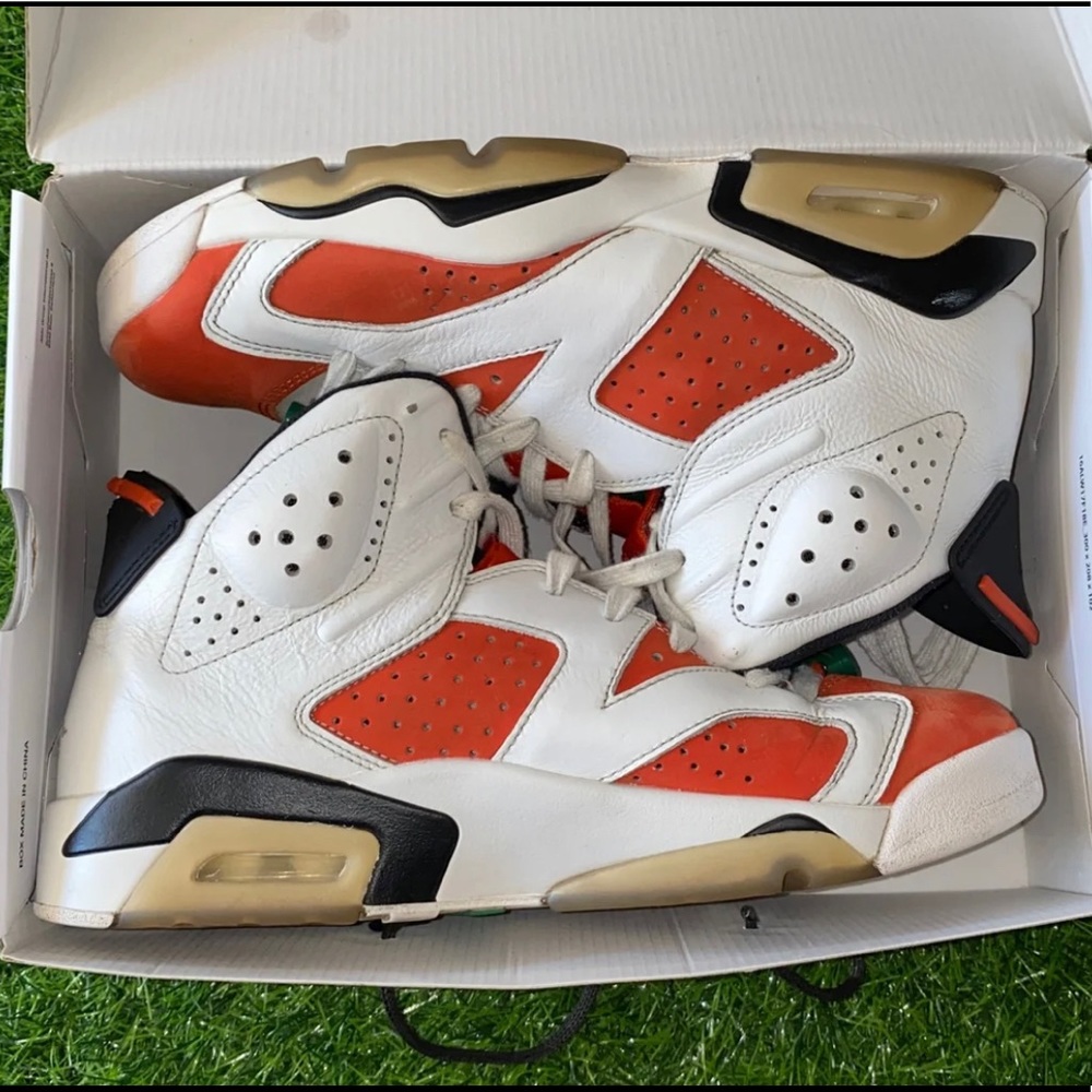 Air Jordan 6 Retro 'Gatorade' Size 9 (2017 release) 8/10 Condition no box
